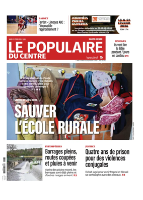 Cover of Le Populaire du Centre (Haute-Vienne)
