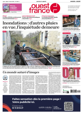 Cover of Ouest France (Angers / Segre)