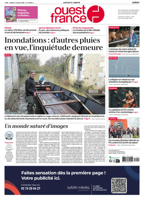 Cover of Ouest France (Auray)