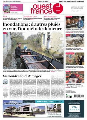 Cover of Ouest France (Challans / Saint-Gilles-Croix-de-Vie)