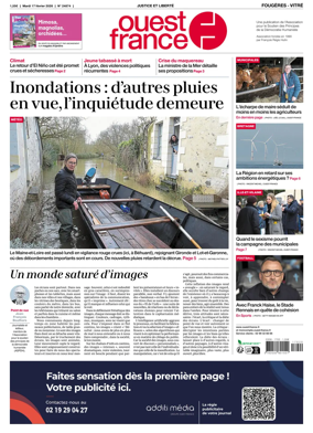 Cover of Ouest-France (Fougeres Vitre)