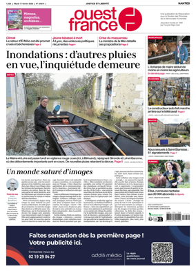 Cover of Ouest France (Nantes)