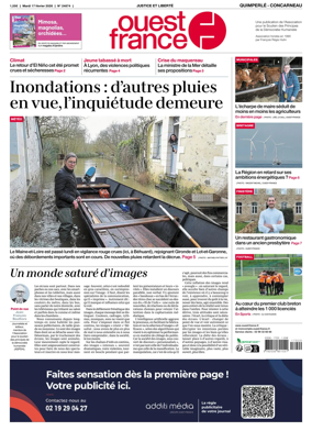 Cover of Ouest-France (Quimperle Concarneau)