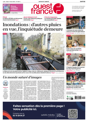 Cover of Ouest France (Sarthe)