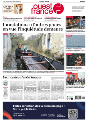 Cover of Ouest France (Vannes)