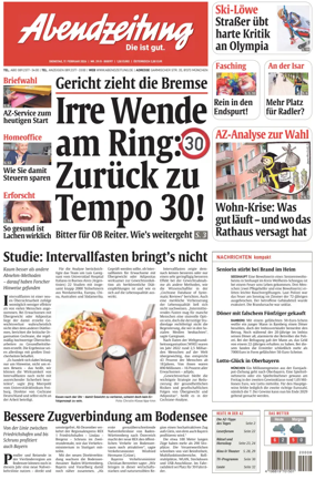 Cover of Abendzeitung Munchen