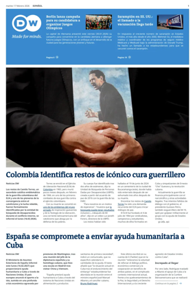 Cover of Deutsche Welle (Spanish edition)