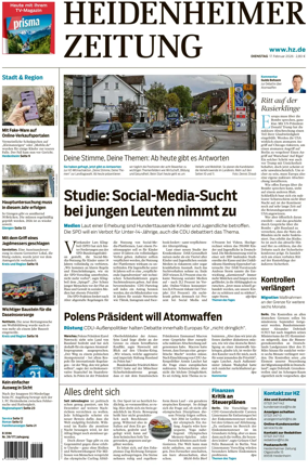 Cover of Heidenheimer Zeitung