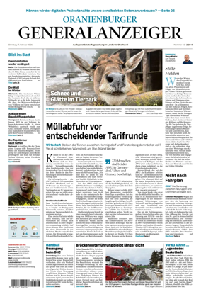 Cover of Oranienburger Generalanzeiger