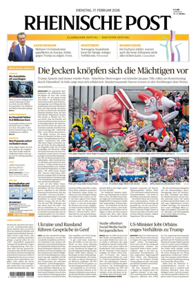 Cover of Rheinische Post - Monchengladbach and Korschenbroich