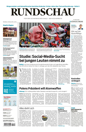 Cover of Rundschau fur den Schwabischen Wald – Der Kocherbote