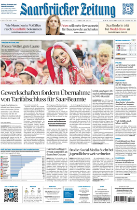 Cover of Saarbruecker Zeitung