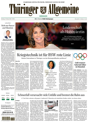 Cover of Thuringer Allgemeine (Nordhausen)