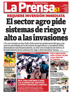 Cover of Diario La Prensa