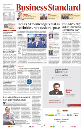 Cover of Business Standard