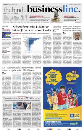 Cover of BusinessLine (Hyderabad)