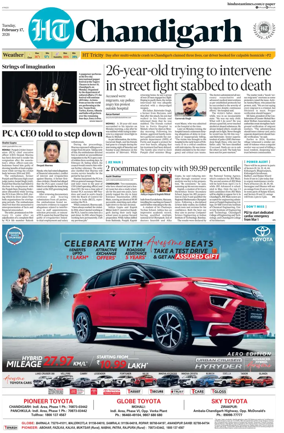 Cover of Hindustan Times (Chandigarh) - Live