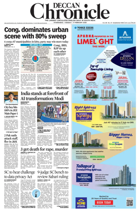 Cover of Deccan Chronicle