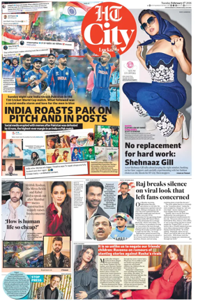 Cover of Hindustan Times (Lucknow) - Live