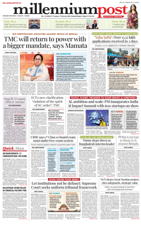 Cover of Millennium Post (Kolkata)