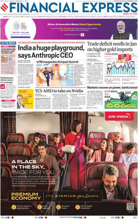 Cover of The Financial Express