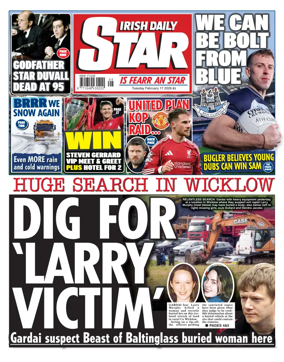 Cover of Irish Daily Star