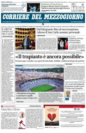 Cover of Corriere del Mezzogiorno (Campania)