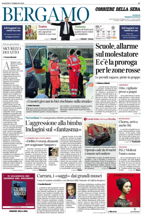 Cover of Corriere della Sera (Bergamo)
