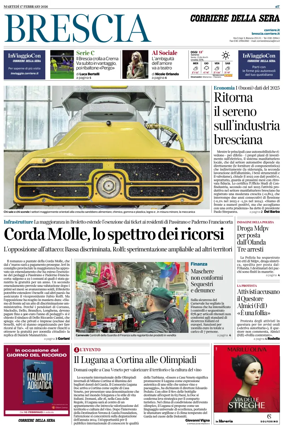 Cover of Corriere della Sera (Brescia)