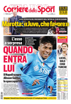 Cover of Corriere dello Sport (Campania)