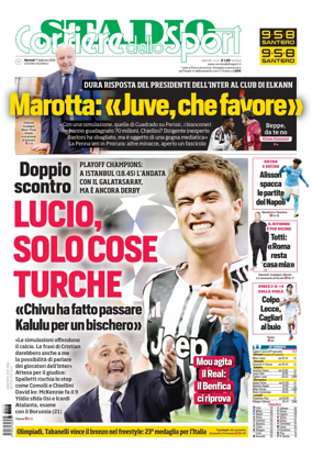 Cover of Corriere dello Sport Stadio (Nazionale)