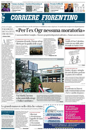 Cover of Corriere Fiorentino