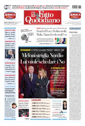 Cover of Il Fatto Quotidiano