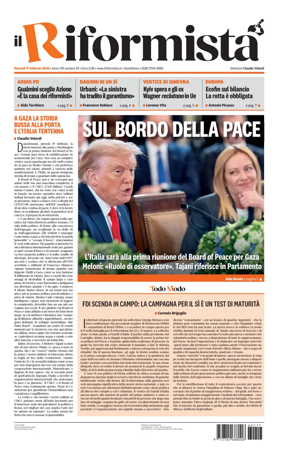 Cover of Il Riformista (Italy)