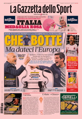 Cover of La Gazzetta dello Sport - Milano