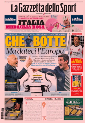 Cover of La Gazzetta dello Sport