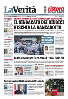 Cover of La Verita (Italia)