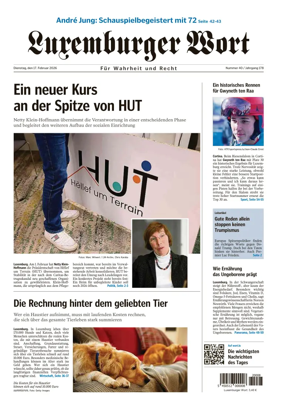 Cover of Luxemburger Wort