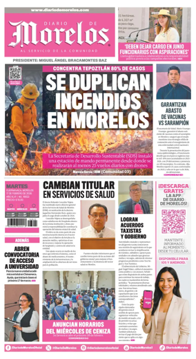 Cover of Diario de Morelos