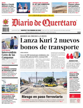 Cover of Diario de Queretaro