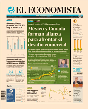 Cover of El Economista (Mexico)