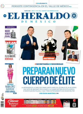 Cover of El Heraldo de Mexico