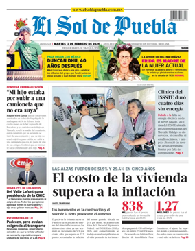 Cover of El Sol de Puebla