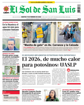 Cover of El Sol de San Luis Potosi