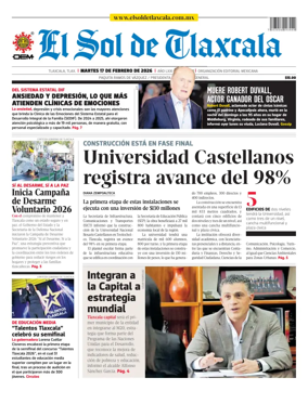 Cover of El Sol de Tlaxcala