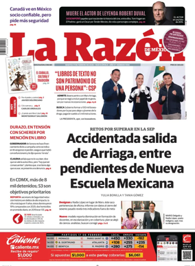 Cover of La Razon de Mexico