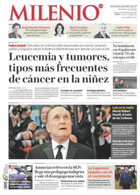 Cover of Milenio Edo de Mexico