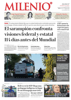 Cover of Milenio Jalisco