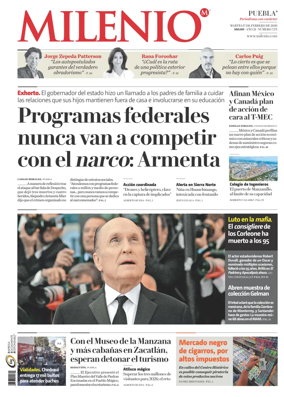 Cover of Milenio Puebla