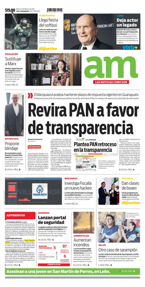 Cover of Periodico AM (Leon)